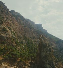 Rocky mountains against sky