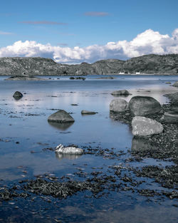 View of the rocky archipelagoof western sweden.