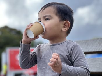 Morning coffee - babycino 