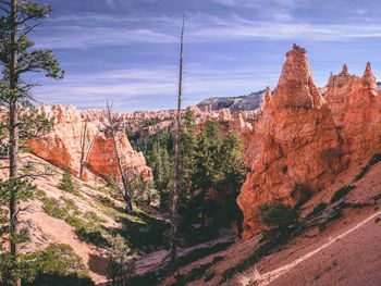 View of rock formations