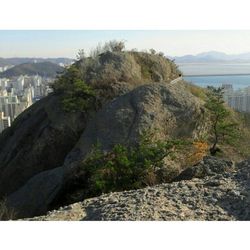 Scenic view of rock formations