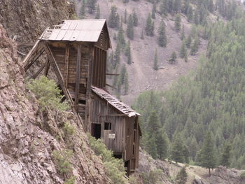 Built structure with trees in background