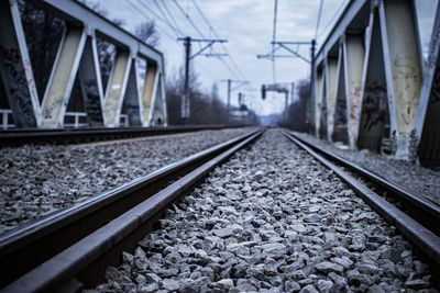 View of railroad tracks