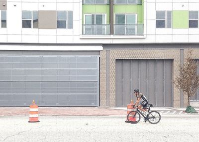 Cars parked in parking lot