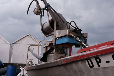 Low angle view of built structure against sky