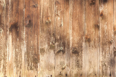 Full frame shot of wooden wall