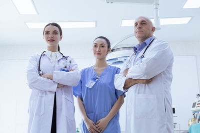 Portrait of doctors in hospital