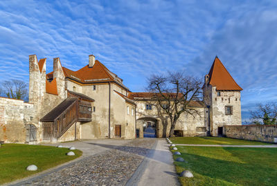 View of historic building against sky