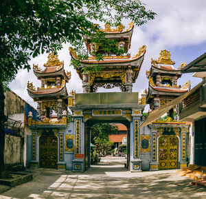 View of temple building