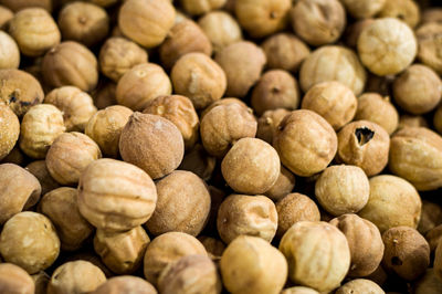 Full frame shot of walnuts