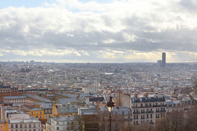 Paris city panorama . european capital city panoramic view