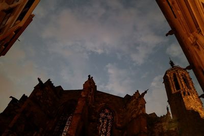 Low angle view of building against sky