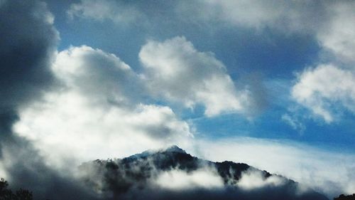 Low angle view of sky