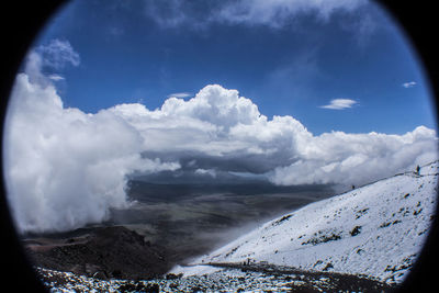 Panoramic view of sea against sky