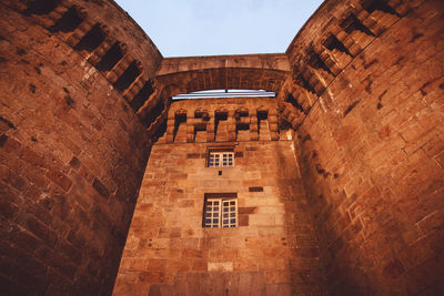 Low angle view of building against sky