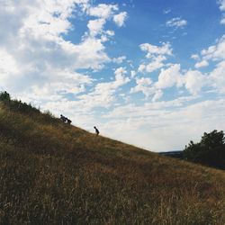Scenic view of landscape against sky