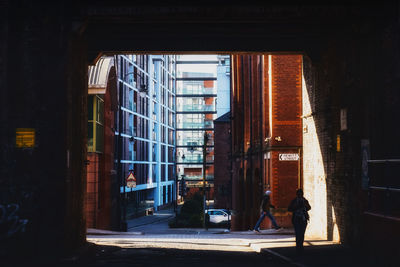 Street amidst buildings in city