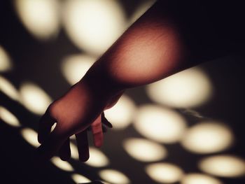 Low section of person wearing shoes