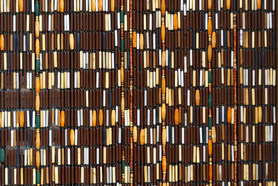 Full frame shot of blinds