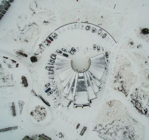 Close-up of clock on sand