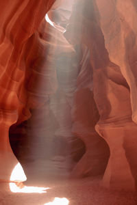 A spectacular mid-day visit at the antelope canyon, ariziona, usa