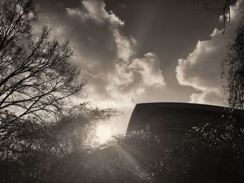 Low angle view of building against sky