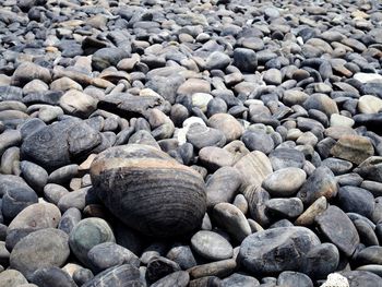 Full frame shot of pebbles