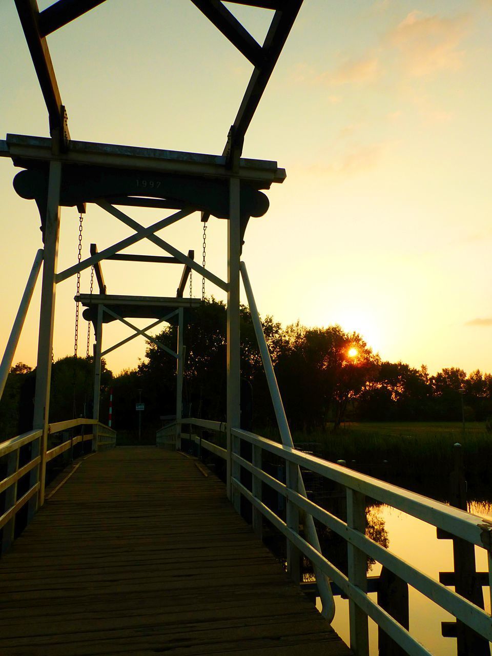 FOOTBRIDGE AGAINST SKY