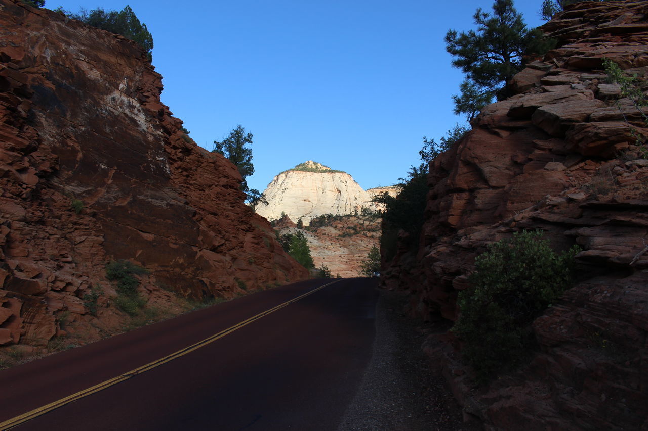 ROAD PASSING THROUGH ROCKY MOUNTAIN