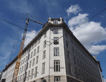 Low angle view of building against sky