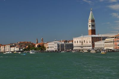 View of church at waterfront