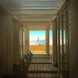 Built structures against the sky