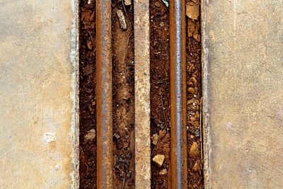 Close-up of rusty metal