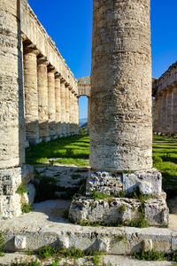 View of old ruins