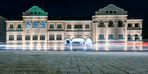 Building at night