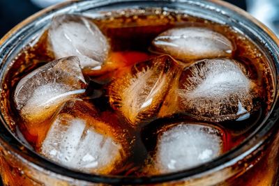 Close-up of drink in glass