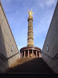 Low angle view of historical building