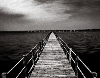Footbridge over river