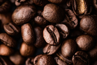 Full frame shot of coffee beans