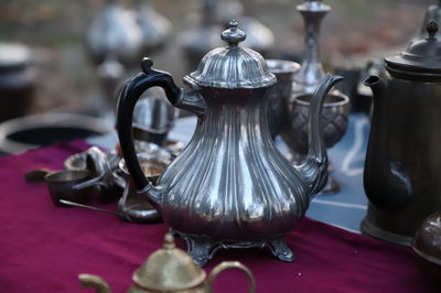 Close-up of drink on table