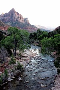 Scenic view of mountains