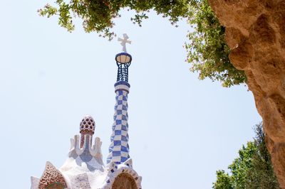 Low angle view of statue