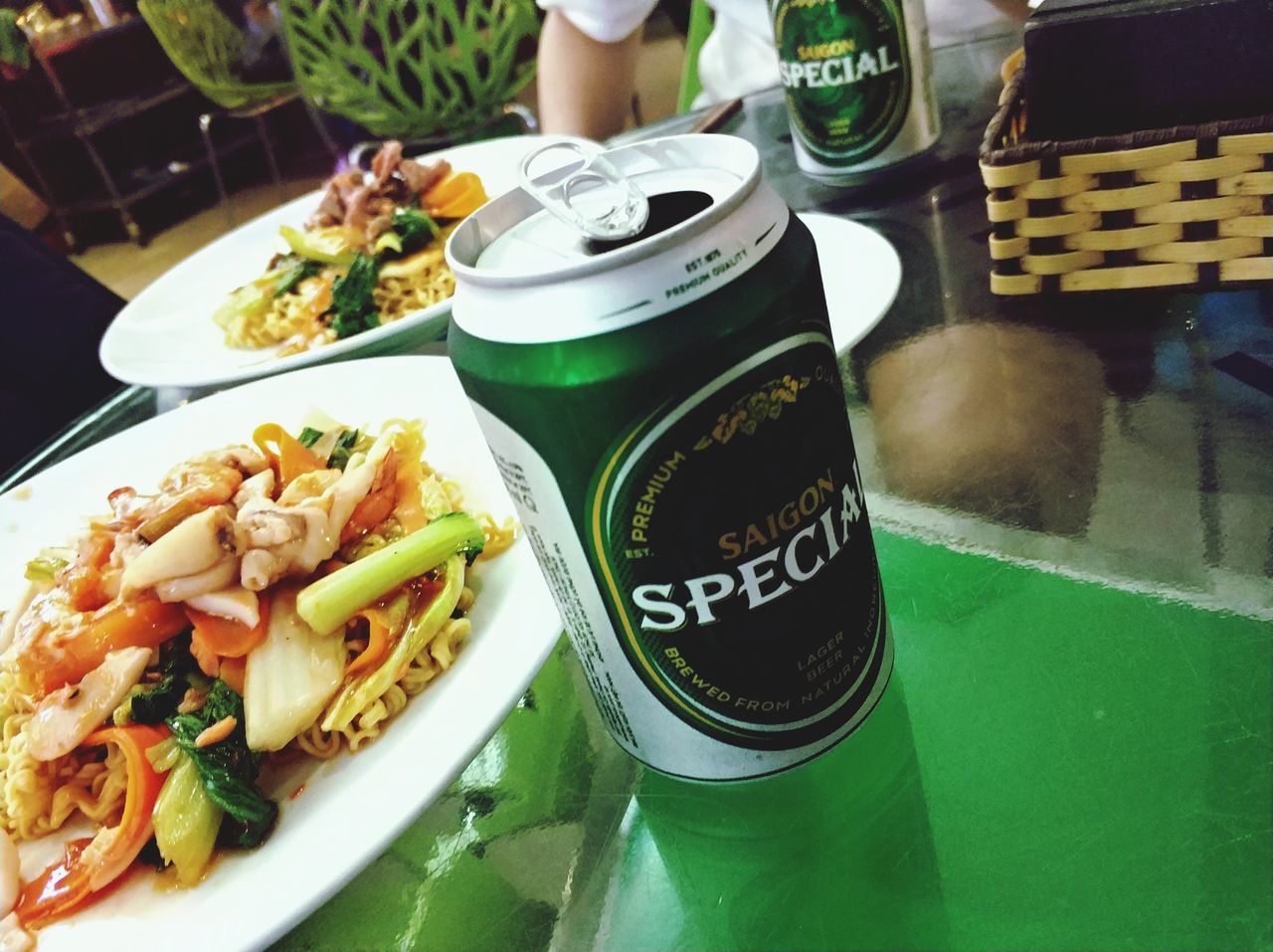 food and drink, freshness, food, table, plate, indoors, ready-to-eat, drink, green color, close-up, temptation, day, no people