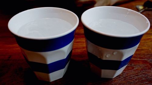 Close-up of drink on table