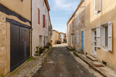 Street amidst buildings in city