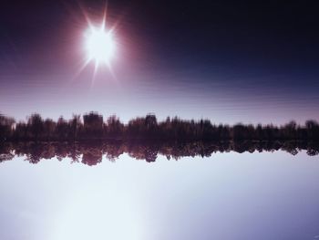 Sun shining through clouds