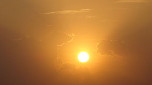 Scenic view of sky during sunset