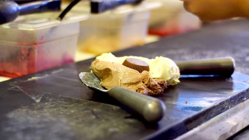 Close-up of food on table