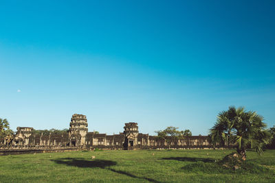 Historic building against clear sky