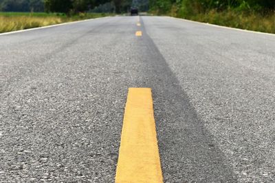 Surface level of road marking